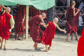 a group of people dancing