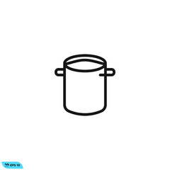 Icon vector graphic of pan
