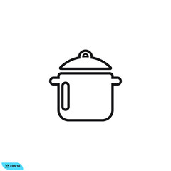Icon vector graphic of pan
