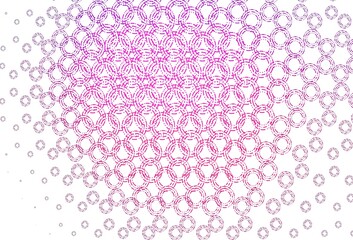 Light pink vector layout with circle shapes.