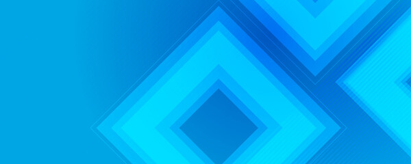 Fototapeta premium Blue banner abstract background