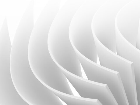 Abstract Bent White Pages Pattern, Cgi Background