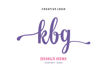 KBG lettering logo is simple, easy to understand and authoritative