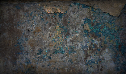  The shadow of the cement wall surface with cracks      