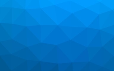 Light BLUE vector polygon abstract background. Geometric illustration in Origami style with gradient. Elegant pattern for a brand book.