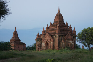 a large building with towers