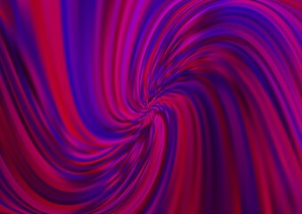 Obraz premium Dark Purple vector template with lines, ovals. A vague circumflex abstract illustration with gradient. New composition for your brand book.