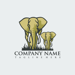 Simple and elegant elephant logo design that fits your business and uses the latest Adobe illustrations.