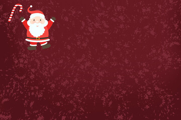 Merry Christmas and Happy Holidays greeting card, frame, banner. New Year. Noel. Christmas ornaments and gift box on blue background top view. Winter xmas holiday theme. Flat lay