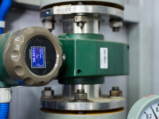 Modern devices measure the flow of fluids allow efficient use of natural resources or modern device...