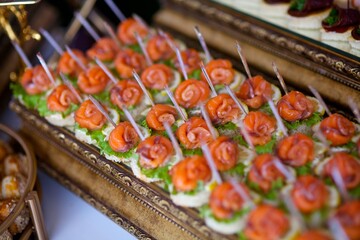 Appetizer canapés