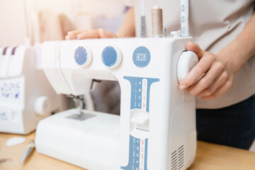 Choice of sewing machine for production of dresses in workshop