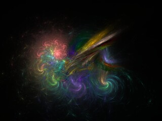 Imaginatory fractal background Image
