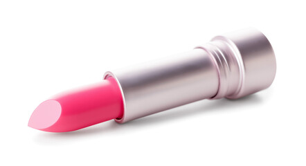 Beautiful lipstick on white background