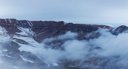 Winter time in the mountains