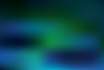Dark Blue, Green vector glossy abstract layout.