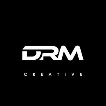 DRM Letter Initial Logo Design Template Vector Illustration	
