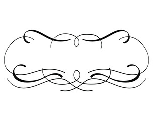 ハンドレタリング　飾り線・フレーム