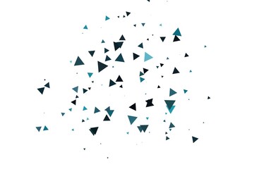 Light Blue, Green vector background with triangles. Abstract gradient illustration with triangles. Smart design for your business advert.