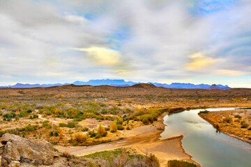 Big Bend National Park viewed from Santa Elena Canyon
