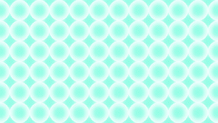 Vector Illustration of Geometric Pattern Design with Circle Motif In Light Blue Texture