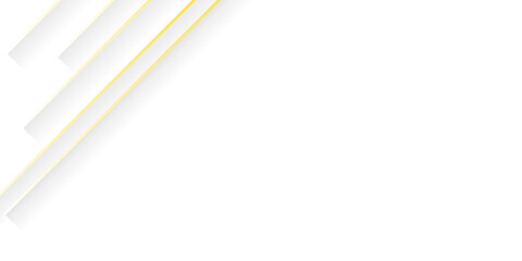 White and gold abstract background with simple golden lines