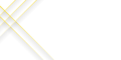 White and gold abstract background with simple golden lines