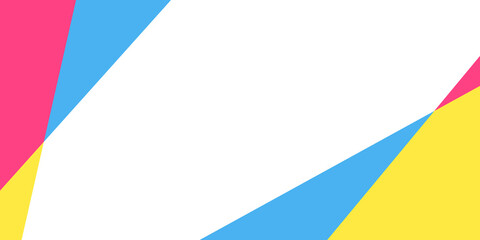 Bright sunny yellow blue pink white dynamic abstract presentation background. Modern lemon orange color. Fresh business banner for sales, event, holiday, party, halloween, birthday, falling. 