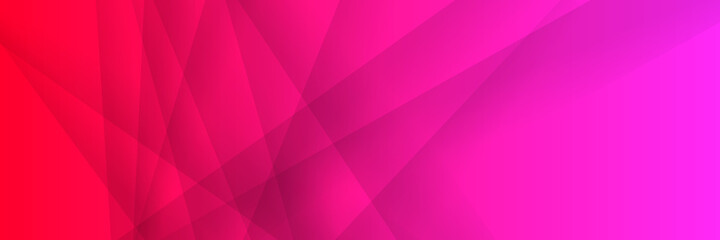 Fototapeta na wymiar Vibrant pink red magenta gradient background for wide banner