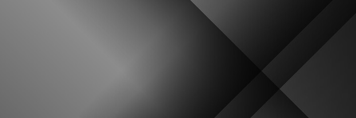 Black grey abstract background for wide banner