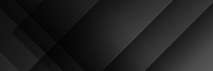 Black grey abstract background for wide banner