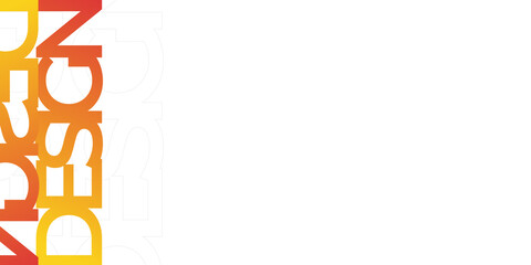 orang white abstract presentation background with simple typography element design