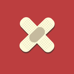 Illustration of plaster bandages.
