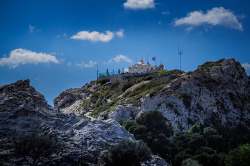 Fototapeta premium View of Lecabetus Hill in Athens