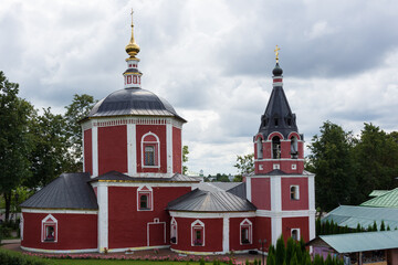 Fototapeta na wymiar Ancient church of the Assumption of the Blessed Virgin Mary in Suzdal, Russia