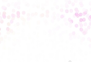 Light Pink, Yellow vector backdrop with dots.