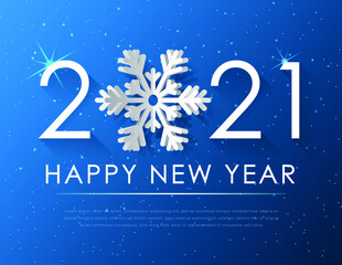 Realistic High Quality Happy New Year on Gradient Background . Isolated Vector Elements