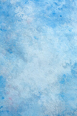 Blue hand-painted background texture with vignetting, empty place for text