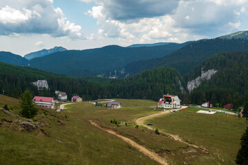 View from Bucegi mountains, Romania, Bucegi National Park