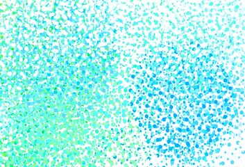 Light Blue, Green vector background with spots.