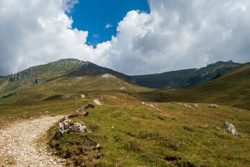 View from Bucegi mountains, Romania, Bucegi National Park