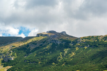 View from Bucegi mountains, Romania, Bucegi National Park