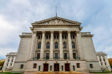 Fototapeta premium Wisconsin State Capitol view in Madison City of USA