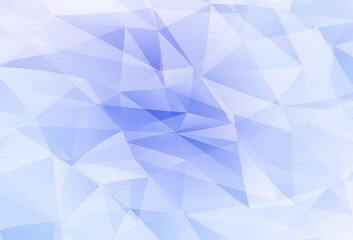 Light Purple vector polygonal background.