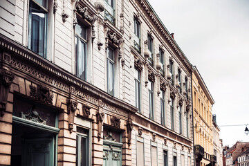 Obraz premium Antique building view in Lille, France