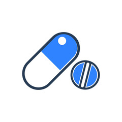 Medicine Icon | Pharmacy | Capsule