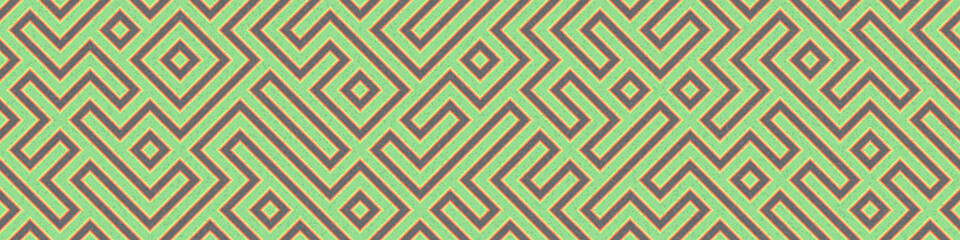 Abstract Geometric Pattern generative computational art illustration