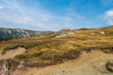 View from Bucegi mountains, Romania, Bucegi National Park