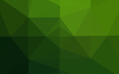 Light Green vector polygonal pattern. Colorful abstract illustration with gradient. Completely new template for your business design.