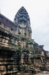Angkor is a region near the city of Siem Reap in Cambodia, which was the center of the historic Khmer kingdom of Kambuja from the 9th to the 15th centuries.